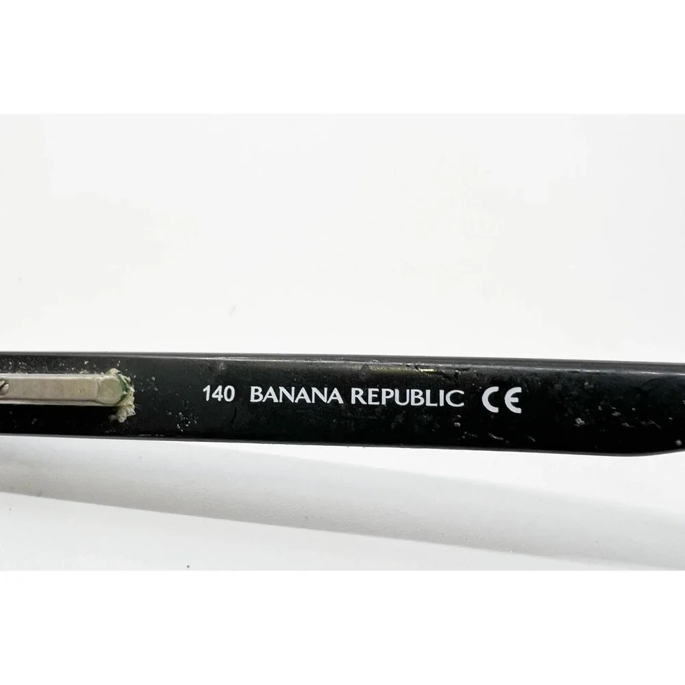 Banana Republic Eyeglasses Mens Black Cody 0807 140 Rectangular Frames 39373